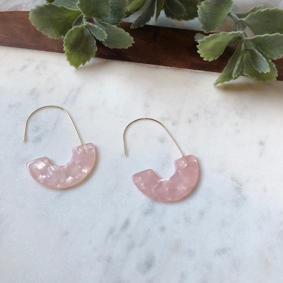 Jewelry - The Juliette - Resin Crescent Hoop
